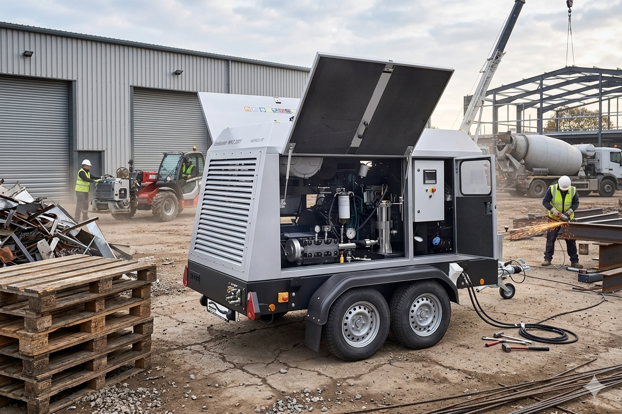 Unitate WOMA ECO PRO 2500 bar în operare — Criscleu Galați